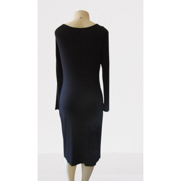 New w Tags, Peruvian Connection Black Jovel Dress w Detachable Lining in Sz M - Picture 3 of 8
